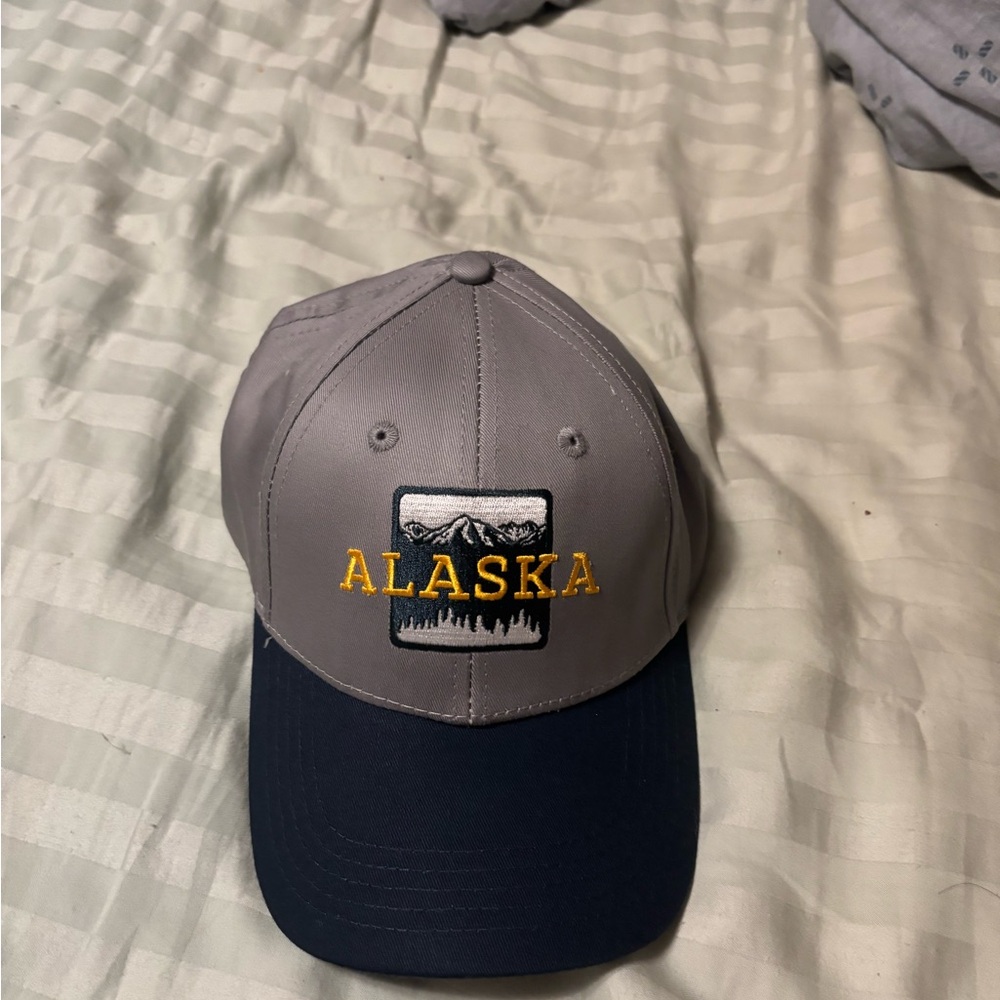 Gray and Navy Alaska Cap